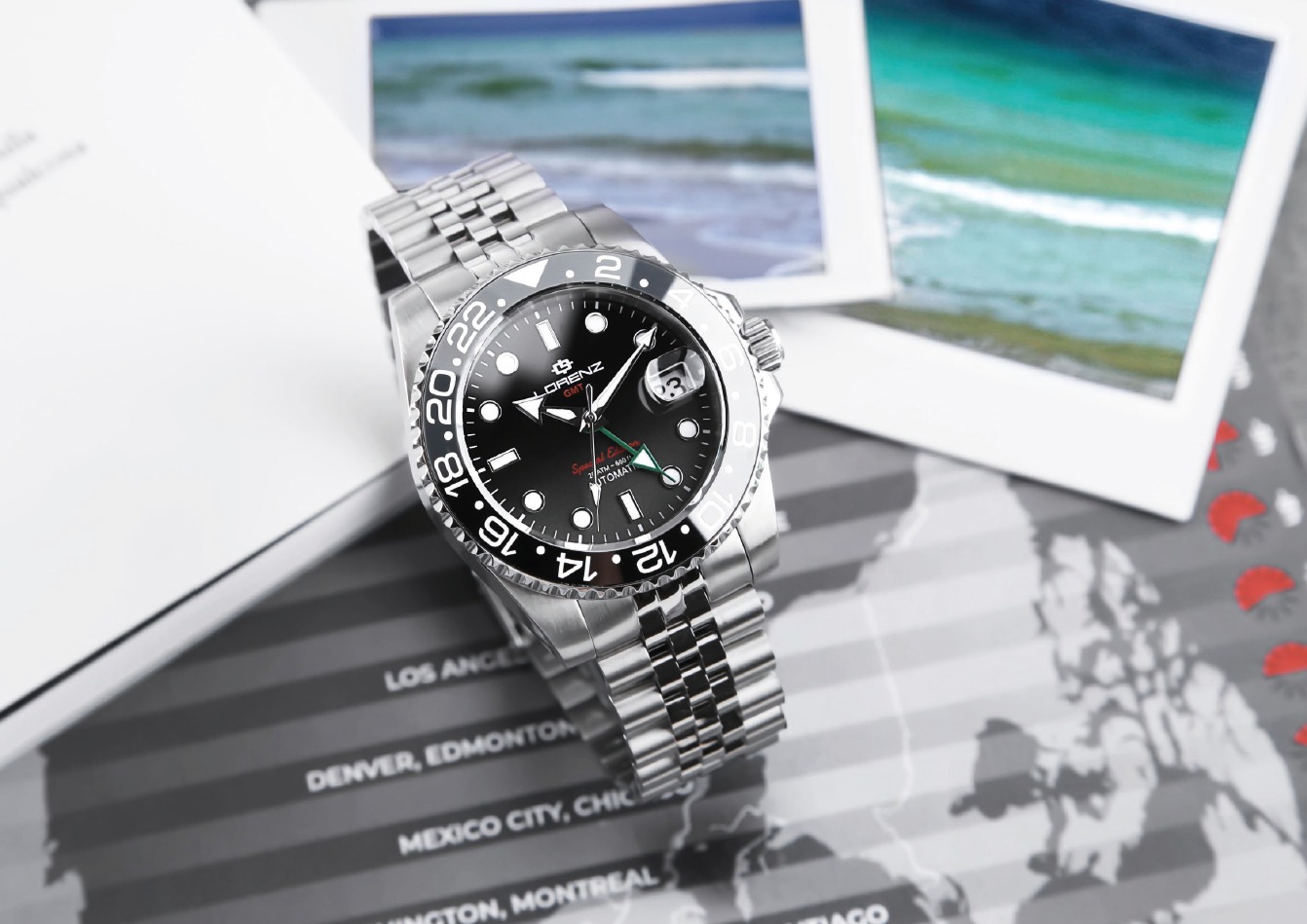 Lorenz GMT Two Time Zone Special Edition 030257EE
